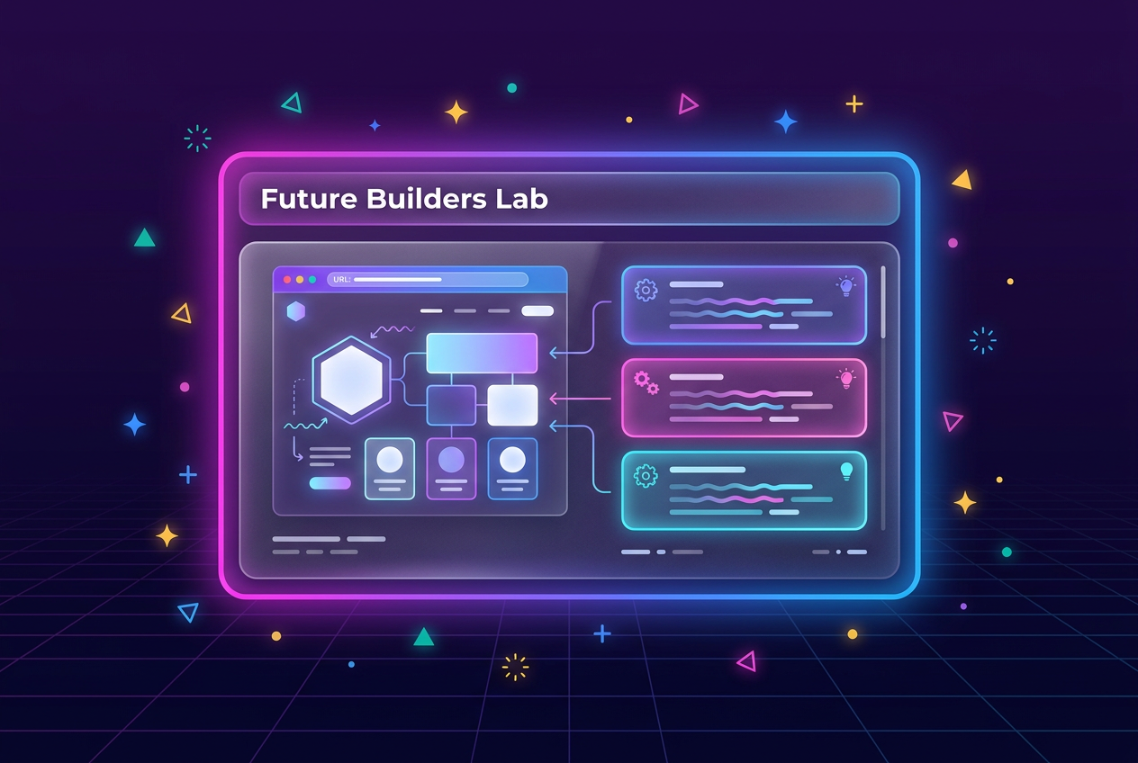 Featured Future Builders Lab program card illustration.